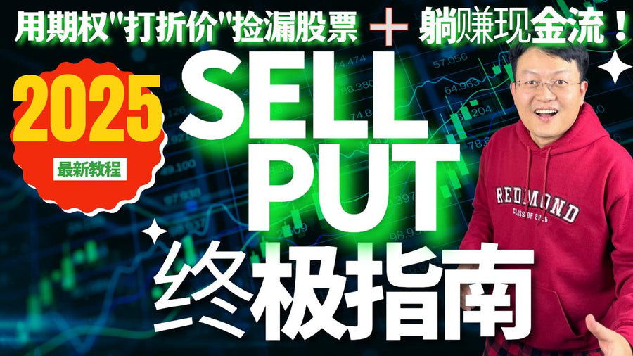 卖出看跌期权 SellPut期权策略：用期权「打折价」买股票+赚取被动收入！Sell Put策略全流程解析｜｜财富种植园