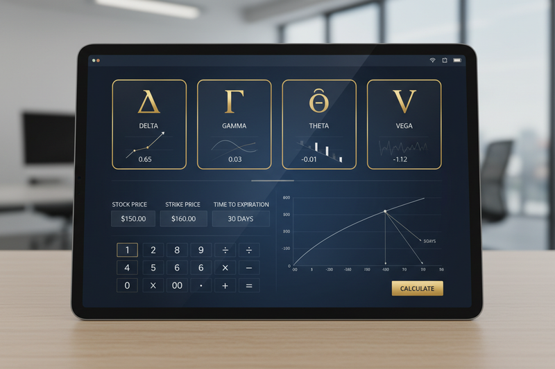 期权希腊字母计算器